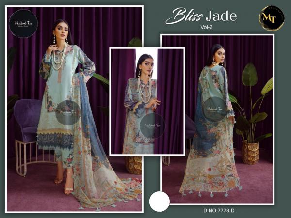 Mehboob Tex Bliss Jade 2 Embroidery Designer Pakistani Salwar Kameez